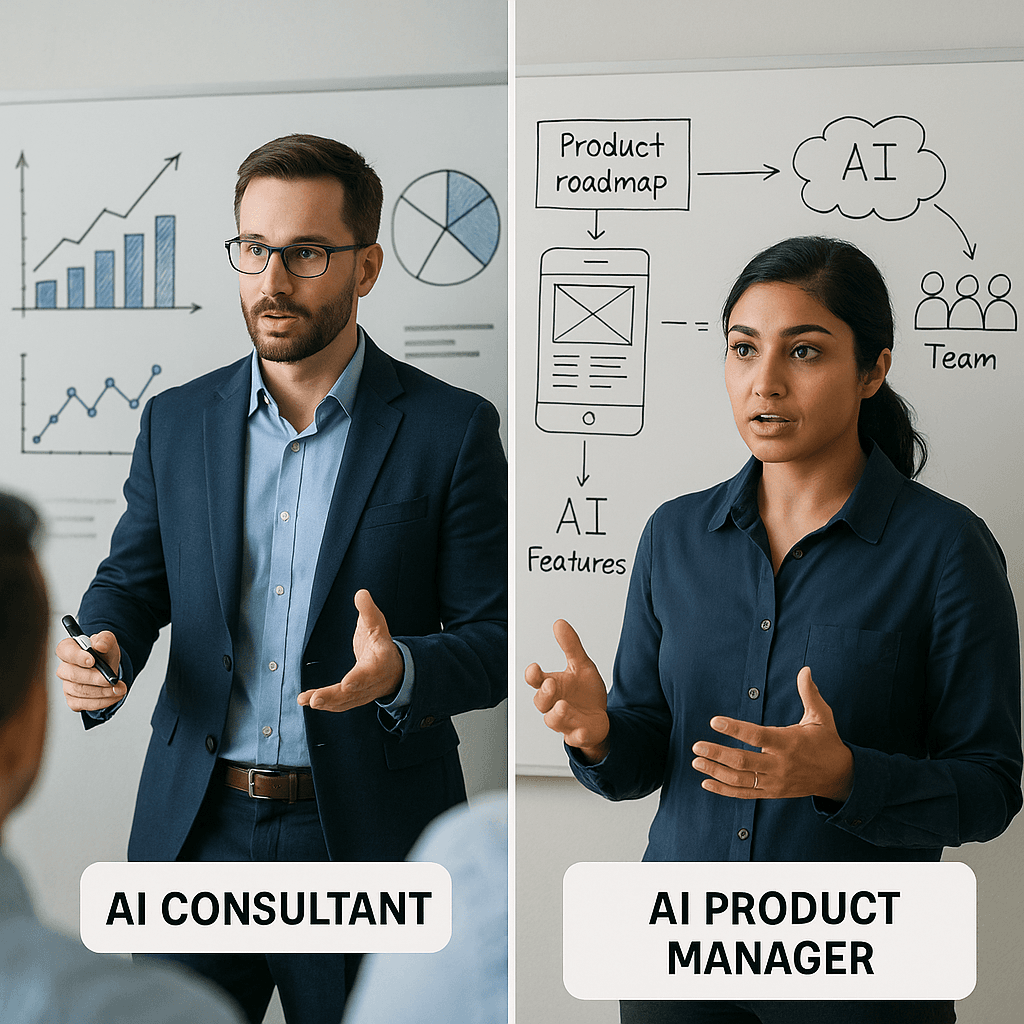AI Consultant vs AI product manager