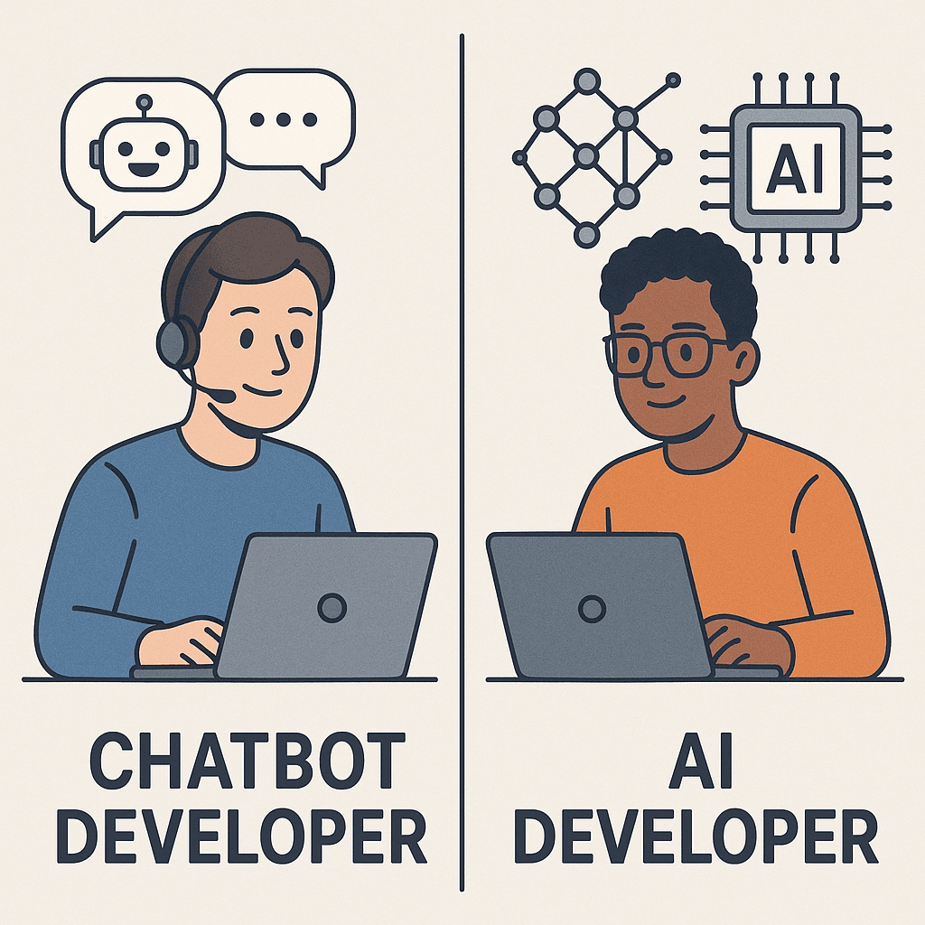 Chatbot Developer vs AI Developer