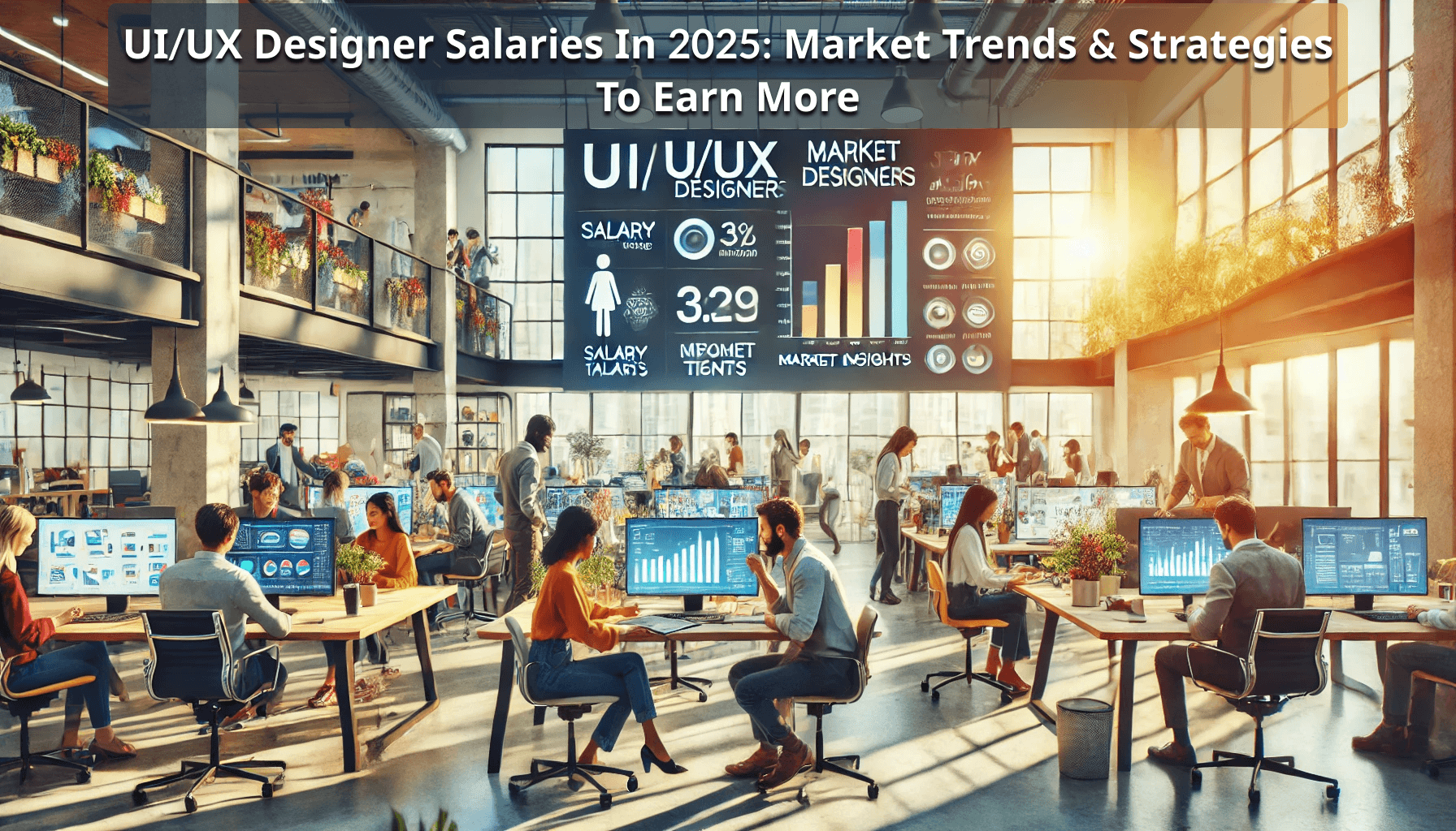 UI/UX Design Salary Guide 2025: Unlocking High-Paying Opportunities in the Future of Design illustration