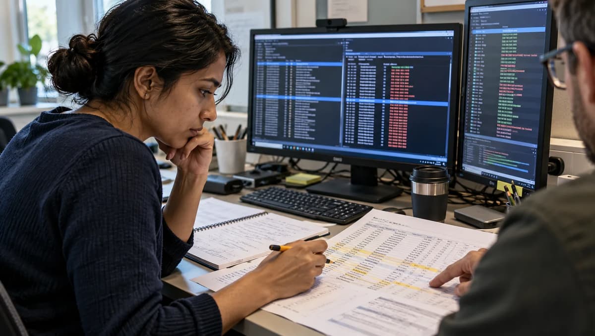 Data engineer reviewing a GNU sort -u pipeline after distinct TSV rows were removed because their keys matched
