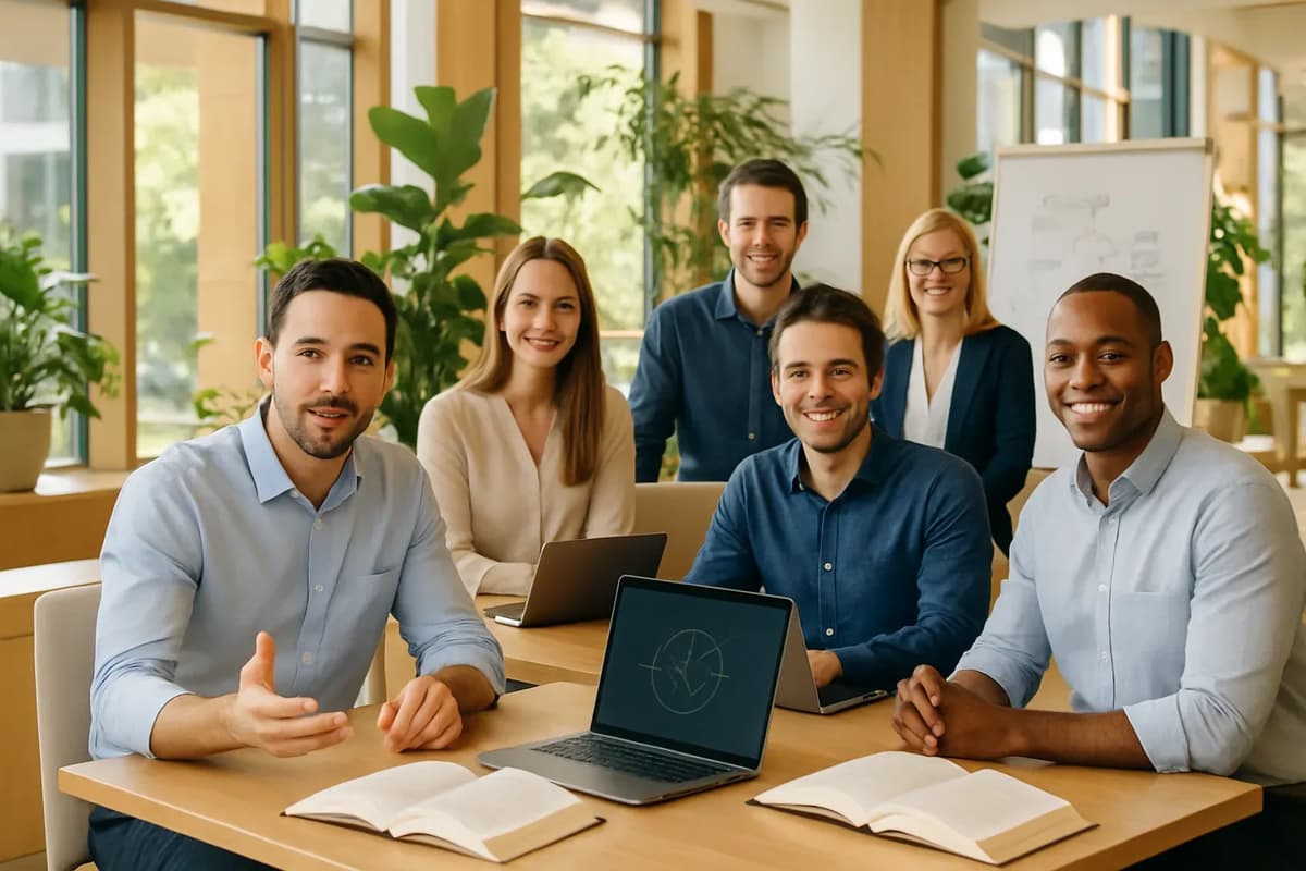 A job placement coach collaborates with a client to enhance their job search strategy.