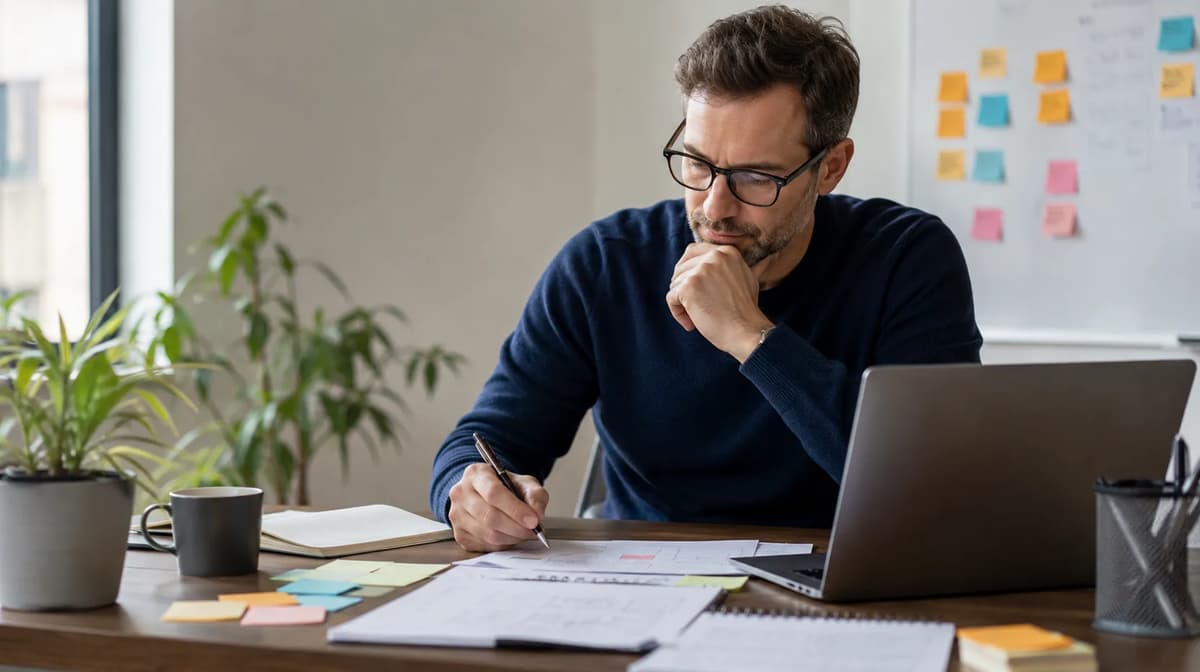 Product owner reviewing evaluation criteria and quality rubrics for an AI-powered feature