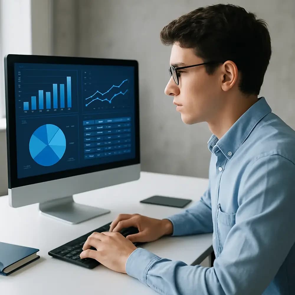 Young data engineer