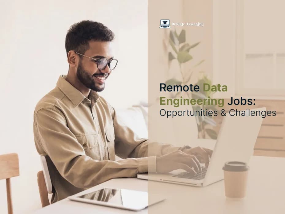 A remote data engineer working on cloud-based data pipelines, analyzing large datasets, and collaborating with a global team.